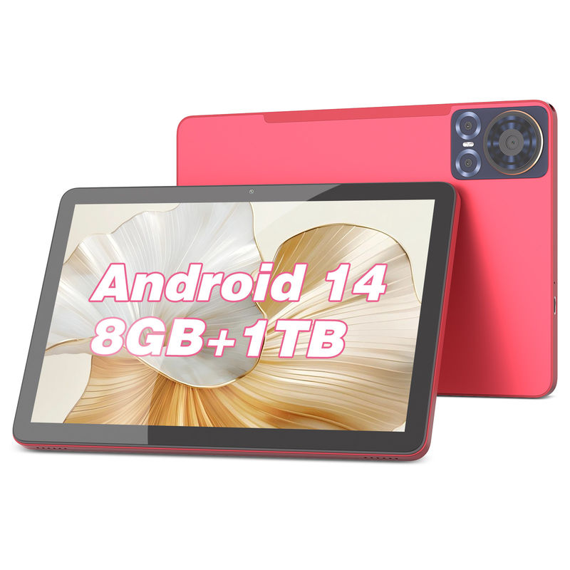 C Idea Tablet 10,1 pollici 5G LTE Tablet Touch Screen Tablet Pc per uso quotidiano CM8300 Plus Rosso
