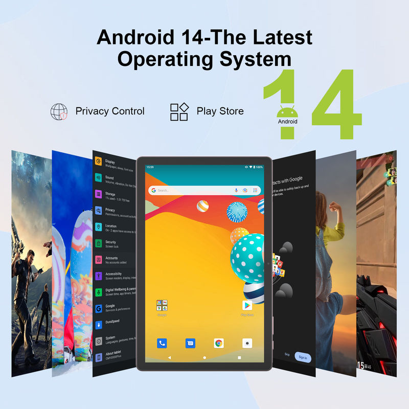 C Idea 10.36 Inch Android 14 Tablet Pc 2k Screen Tablet didattico per studenti CM10500 Plus