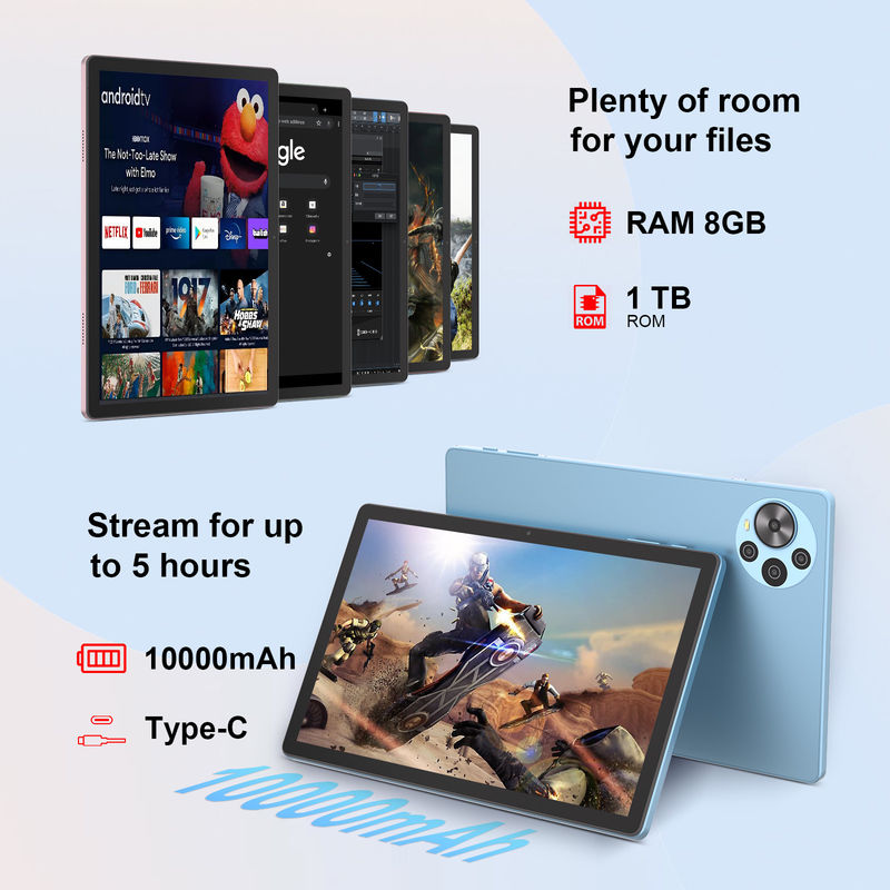 C Idea 10.36 Inch Android 14 Tablet 2k Screen Smart Tablet PC CM10500 Plus Blu