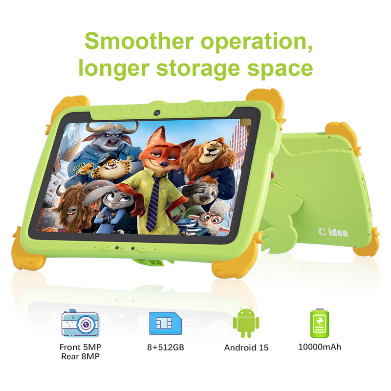 C Idea Tablet Android da 10,1 pollici 8 GB di RAM 512 GB di ROM Tablet Kidspad CM10000plus