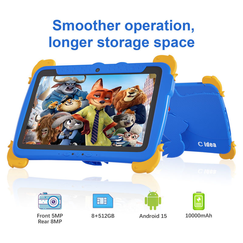 C idea 10.1-Inch Tablet Kidspad Android 15 Quad-Core Processor e Parental Controls CM10000plus