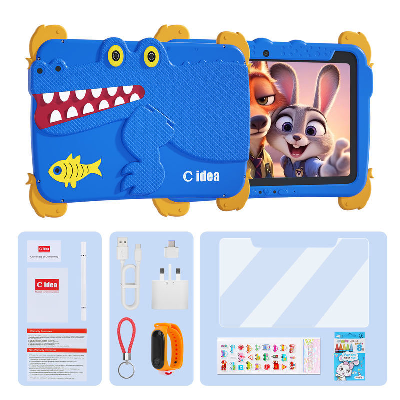 C idea 10.1-Inch Tablet Kidspad Android 15 Quad-Core Processor e Parental Controls CM10000plus