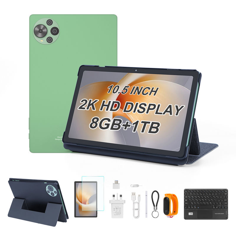 C Idea Nuovo Tablet Android Touch Screen da 10,5 pollici con Dual SIM CM10500 Plus verde
