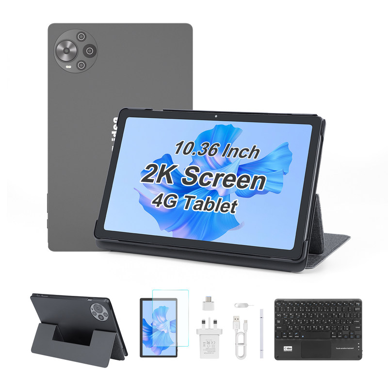 C Idea Tablet PC Android 14 da 10,36 pollici, schermo 2K, tablet educativo per studenti R1036