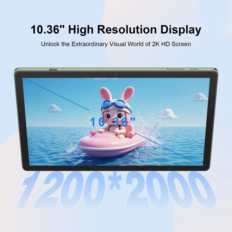 C idea 10.36 Inch Android 14 Tablet Pc Tablet didattico per studenti con funzionalità dual SIM
