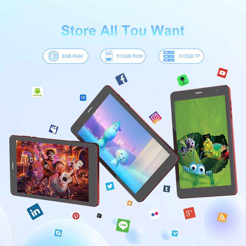 C idea MT6750 Octa-Core e 8GB RAM Tablet PC Android da 8 pollici con SIM per l'istruzione CM817Pro max