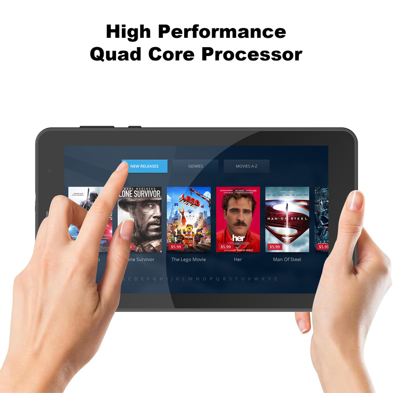 C idea Tablet Wifi da 7 pollici con custodia 8+256GB Storage Quad Core Processor 600x1024 IPS Touchscreen CM516 nero