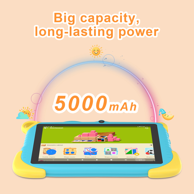 Tablet Smart Educativo C Idea da 7 pollici Android 15 per Studenti CM78 blu