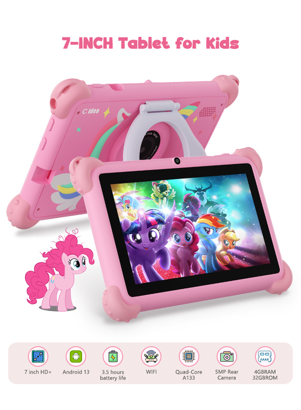 C Idea 7 pollici Android 14 Tablet per studenti CM88 rosa