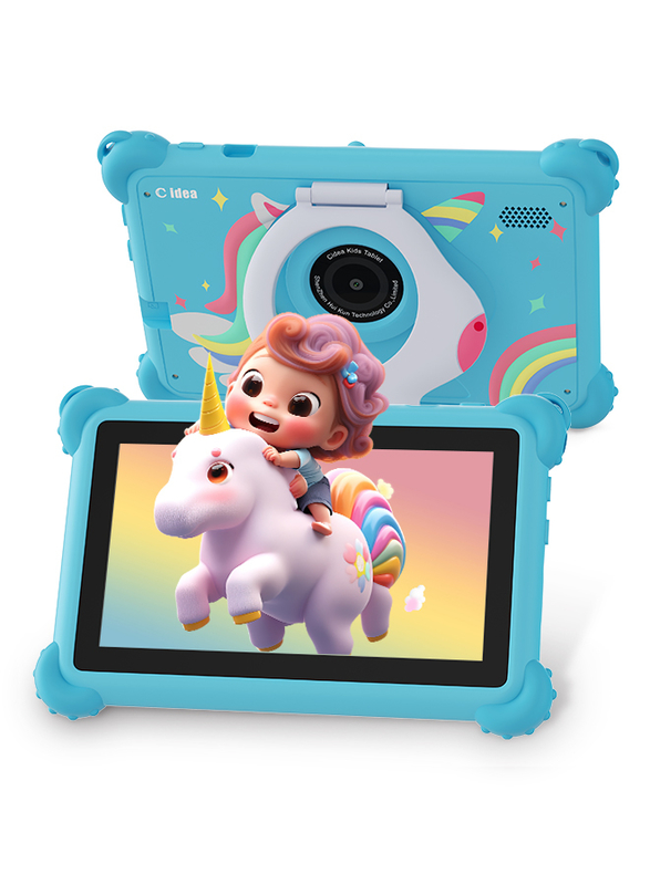 Tablet Smart Educativo C Idea da 7 pollici Android 14 per Studenti CM88 blu