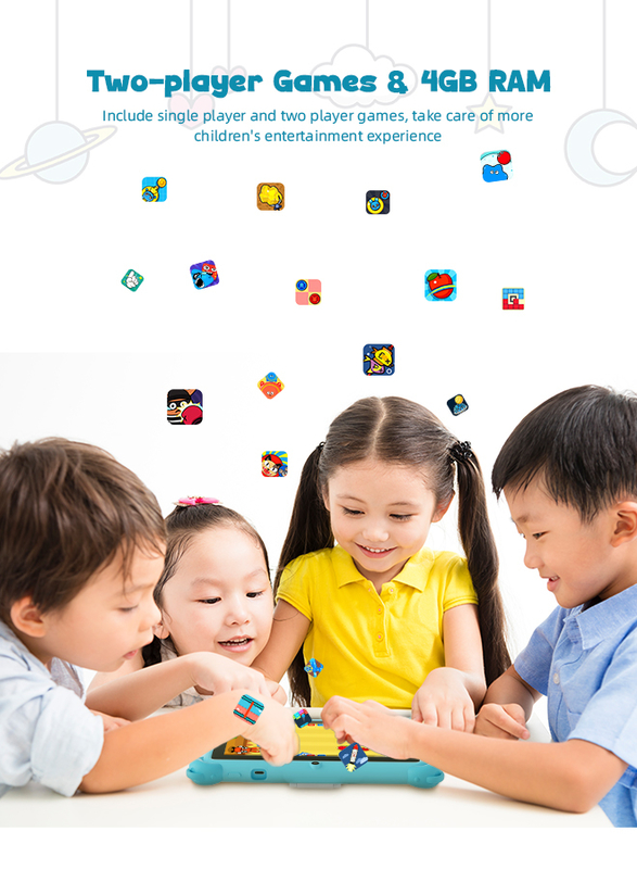 Tablet Smart Educativo C Idea da 7 pollici Android 14 per Studenti CM88 blu