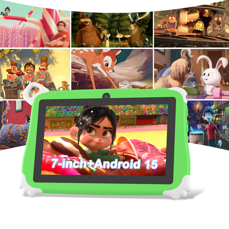 C Idea Android 15 Tablet per bambini 8+256GB Tablet educativo Kidspad con APP amichevole CM86 verde