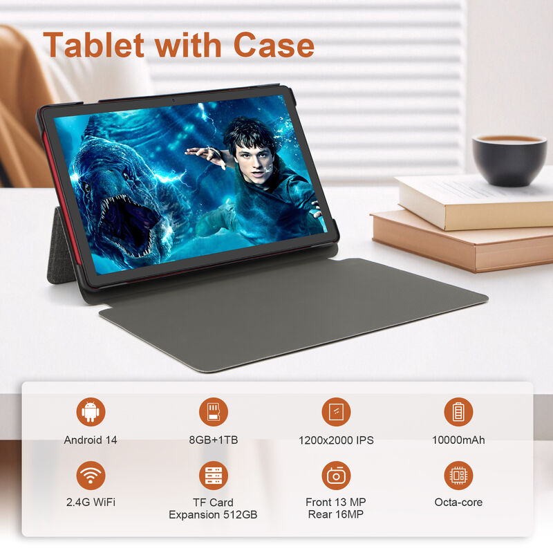 C idea 10.36 inch Android WiFi Touch Screen Tablet PC with 5G Keyboard 8*CortexTm-A53 CM10016 plus