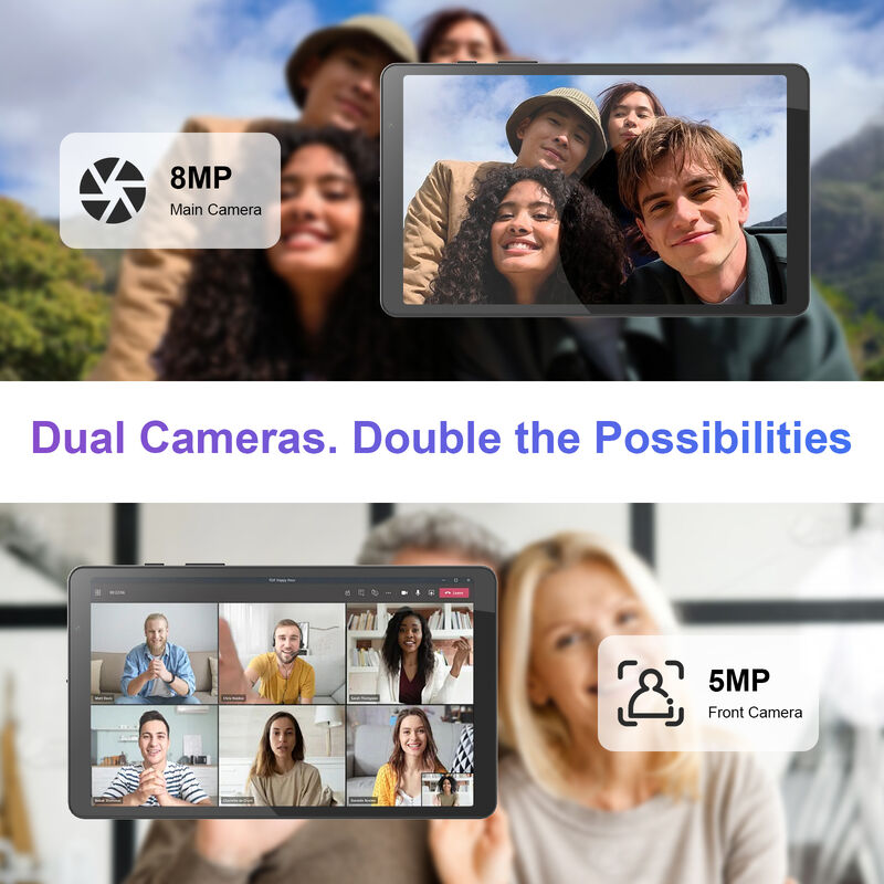 C idea Smart Tablet PC da 8 pollici con tastiera 8GB RAM+512 ROM 800*1340 IPS incell Touchscreen Display grigio CM866