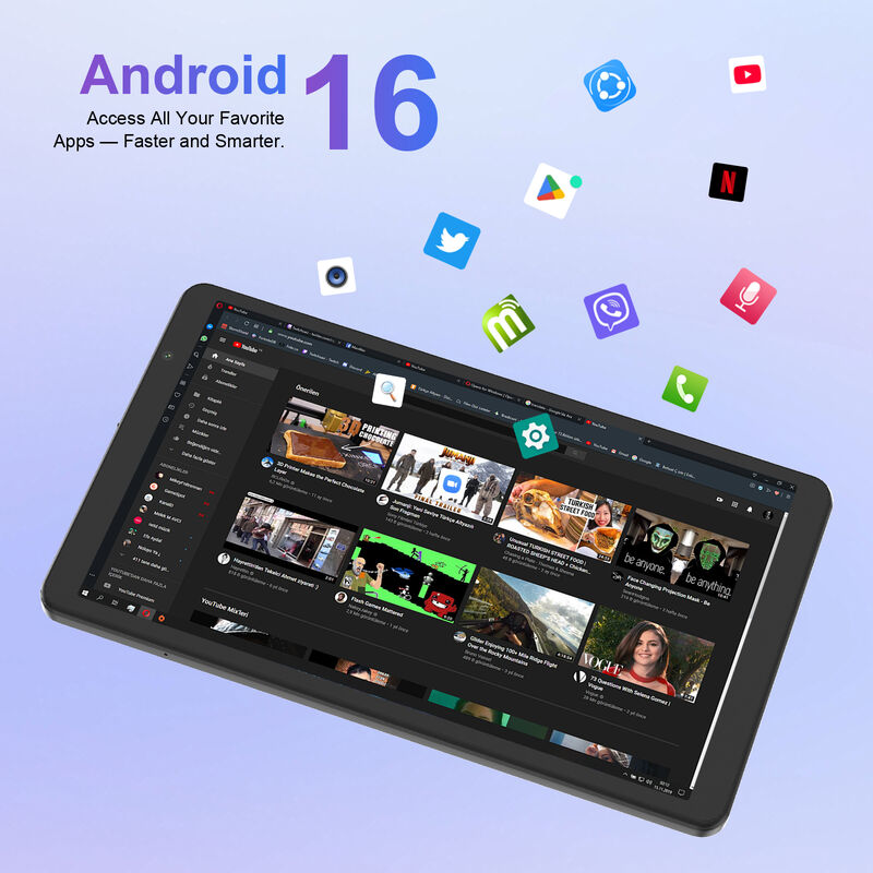 C idea Smart Tablet PC da 8 pollici con tastiera 8GB RAM+512 ROM 800*1340 IPS incell Touchscreen Display grigio CM866