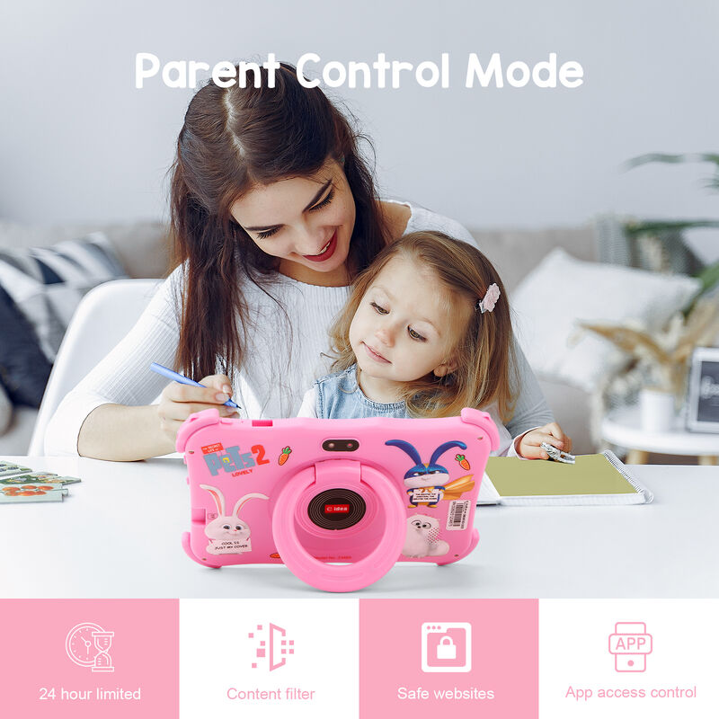 Tablet C idea Youth da 7 pollici Android 16 con slot per schede TF, WiFi, 8GB + 256GB, 1024*600 CM89