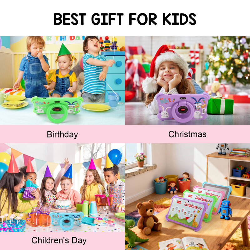 Tablet C idea Youth da 7 pollici Android 16 con slot per schede TF, WiFi, 8GB + 256GB, 1024*600 CM89