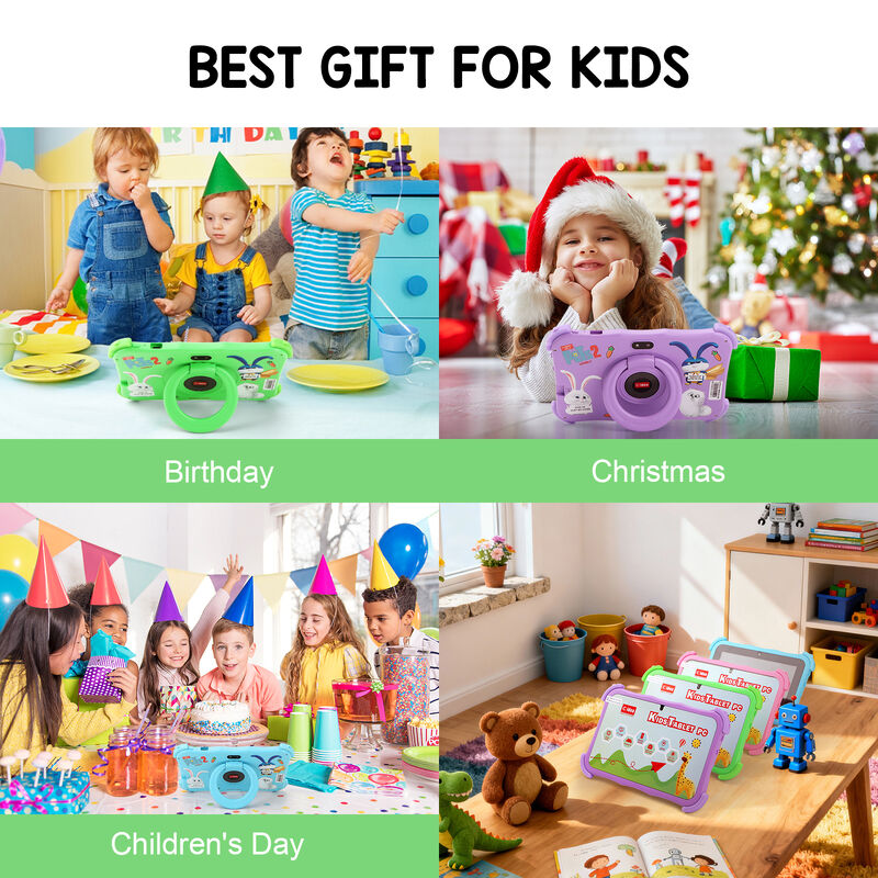 Tablet C idea Youth da 7 pollici Android 16 con slot per schede TF, WiFi, 8GB + 256GB, 1024*600 CM89