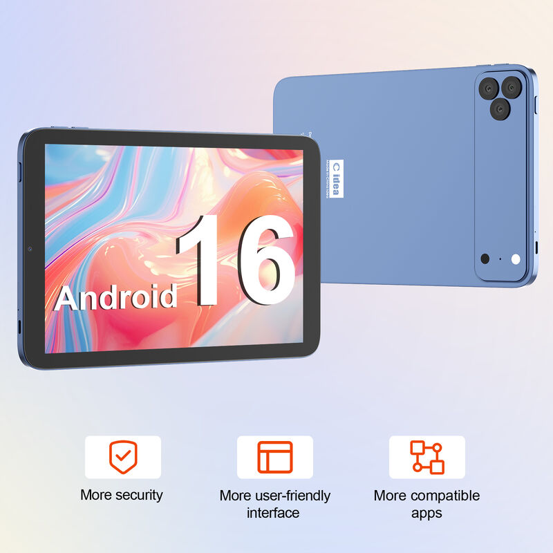 Tablet PC C idea da 10,1 pollici Android WiFi Touch Screen blu con tastiera 5G Quad-core CM10017Air