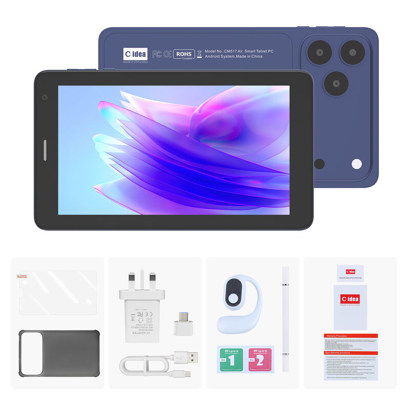 C idea 7 pollici Android Smart Tablet 8+256GB 8*CortexTm-A53 WiFi Tablet Touch Screen HD CM517 air