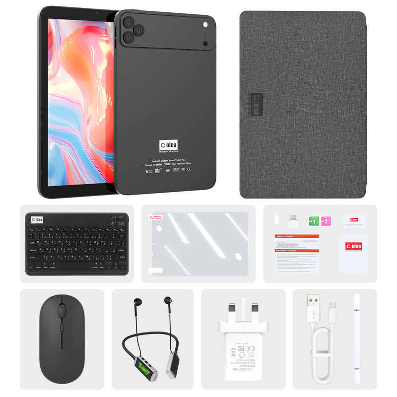 C Idea 10.1 Inch Tablet PC con SIM WIFI Android Tablet per l'istruzione CM10017air Nero