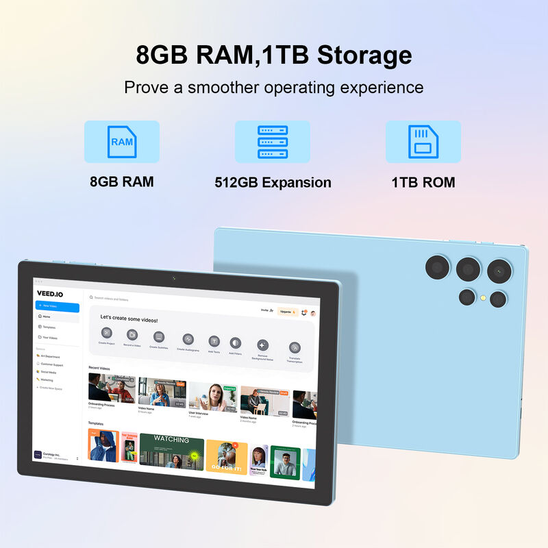 C Idea 10,1 pollici Tablet PC Qualcomm Android Tablet per l'istruzione CM9000ultra Blu