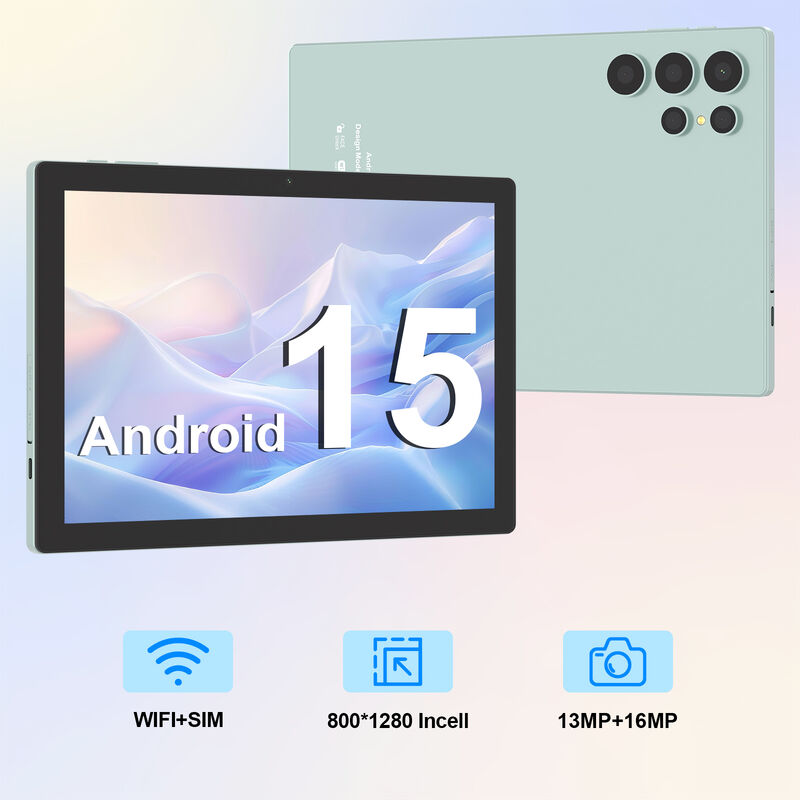 C Idea 10 pollici Tablet Android CPU Snapdragon con Tastiera per Studente CM9000ultra Verde