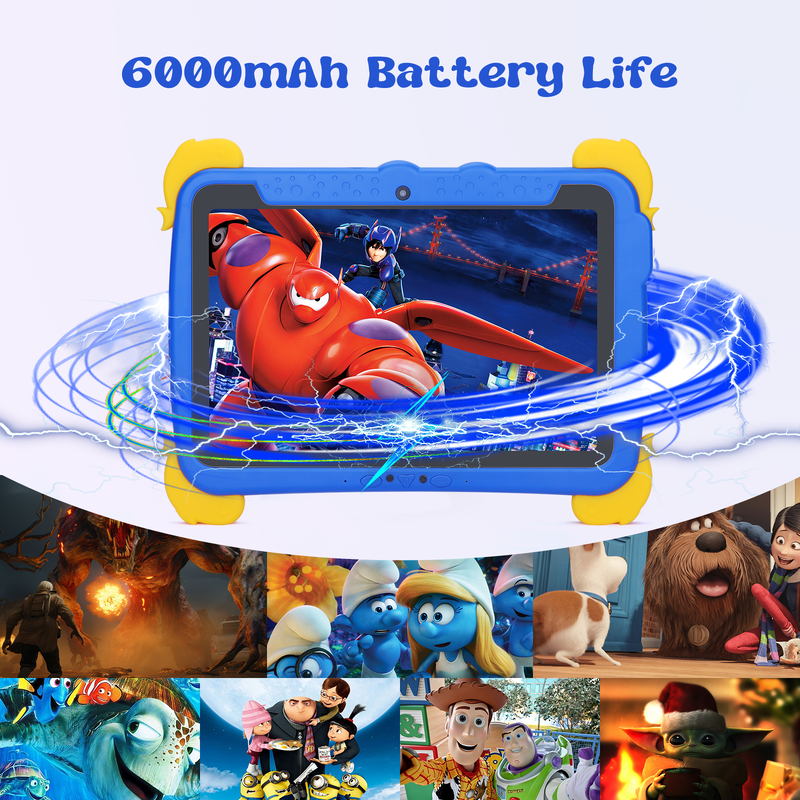 C Idea Tablet Android da 10,1 pollici 4 GB di RAM 64 GB di ROM Tablet Kidspad P1100