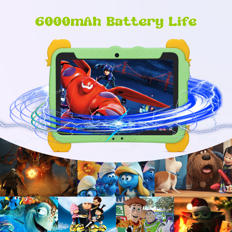 C Idea Tablet Android da 10,1 pollici 4 GB di RAM 64 GB di ROM Tablet Kidspad P1100