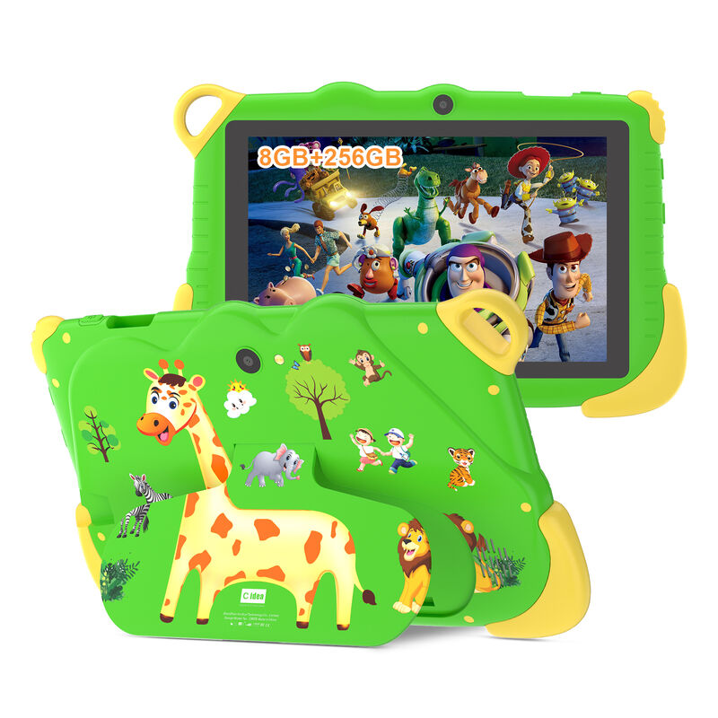 C idea Portable Educational Tablet For Students 8GB RAM 256GB ROM Batteria a lunga durata CM78-Green