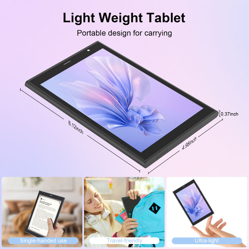C Idea CM824 Ultra Tablet aziendale Android 16 da 8 pollici Quad-Core 8 GB 512 GB Memoria FHD Touch Screen Tablet con doppia fotocamera (Nero)